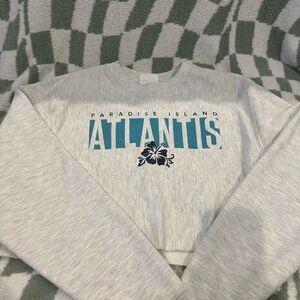 CHAMPION Atlantis, Paradise Island CROPPED sweatshirt